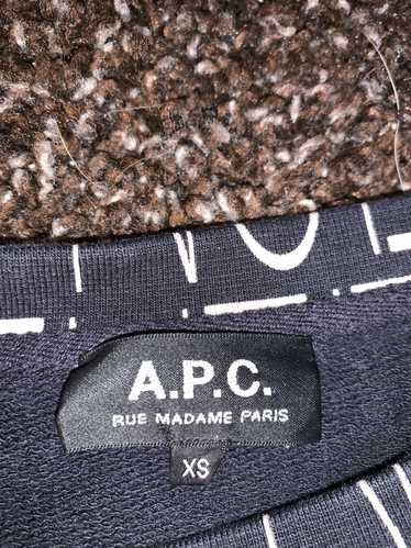 A.P.C. all over print sweatshirt