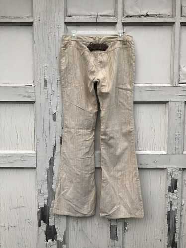 Moschino Buckled Corduroy Flare Pants