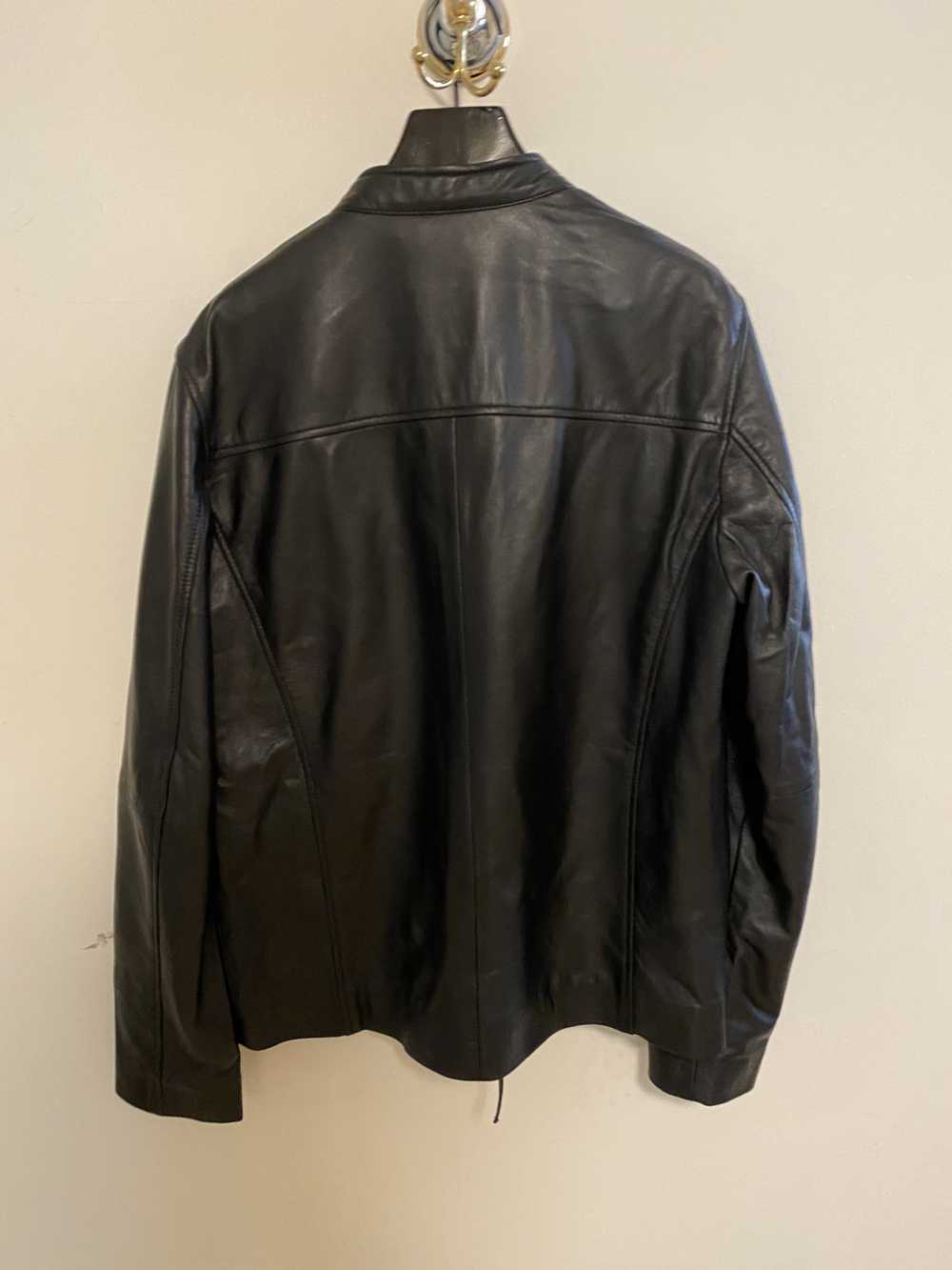 Saks Fifth Avenue - Leather Moto Jacket - image 2