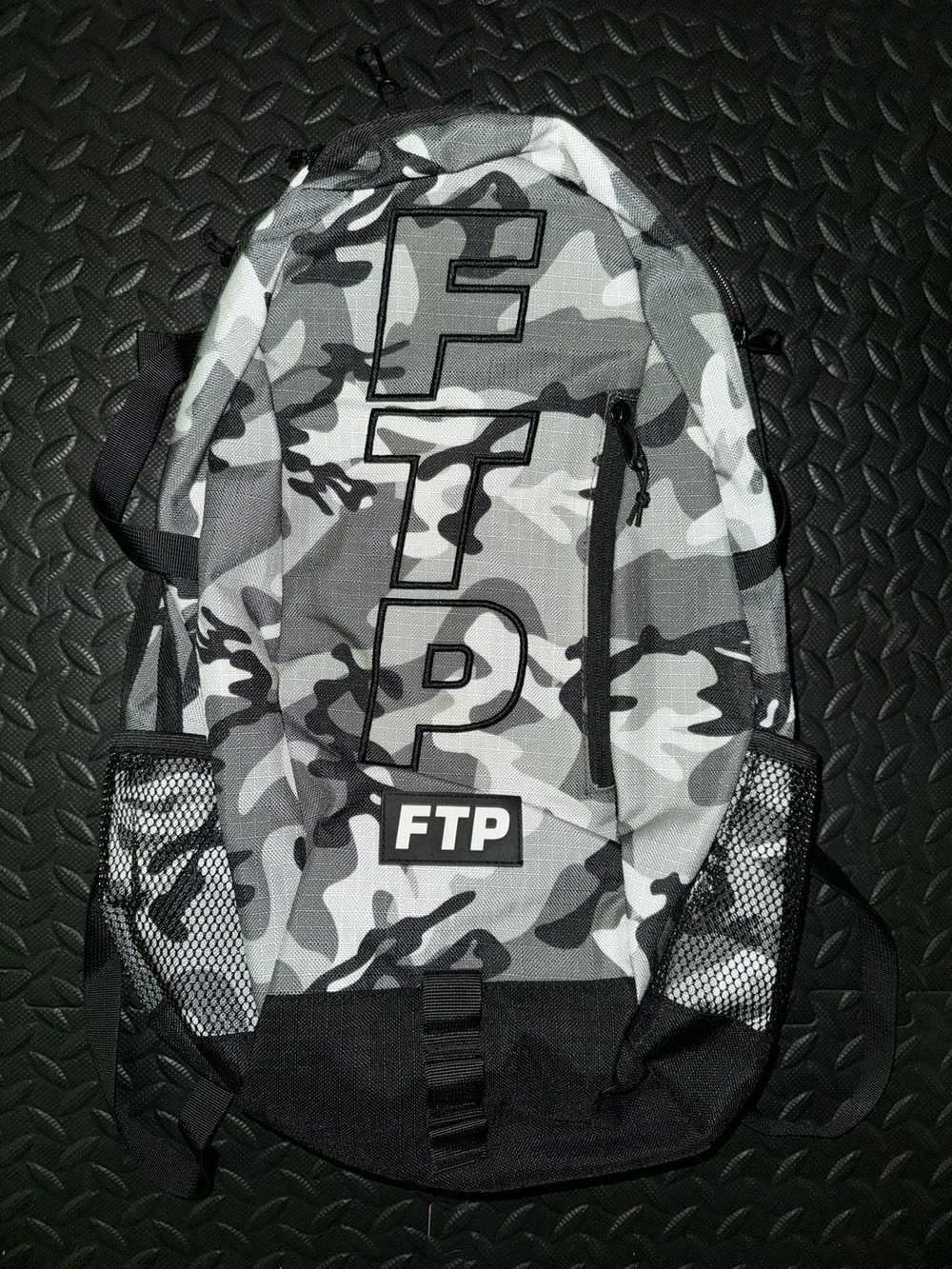 Fuck The Population FTP White Snow Camo Backpack … - image 2