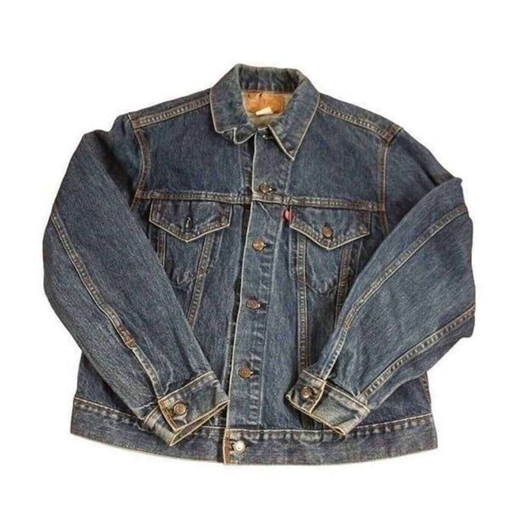 Vintage Levi’s Denim Jacket Button Down Long Slee… - image 1
