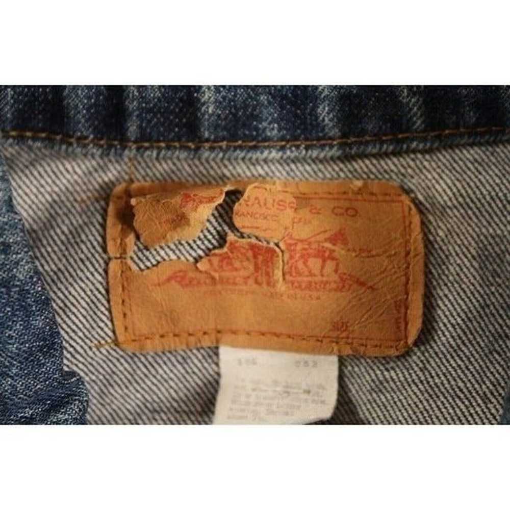 Vintage Levi’s Denim Jacket Button Down Long Slee… - image 2