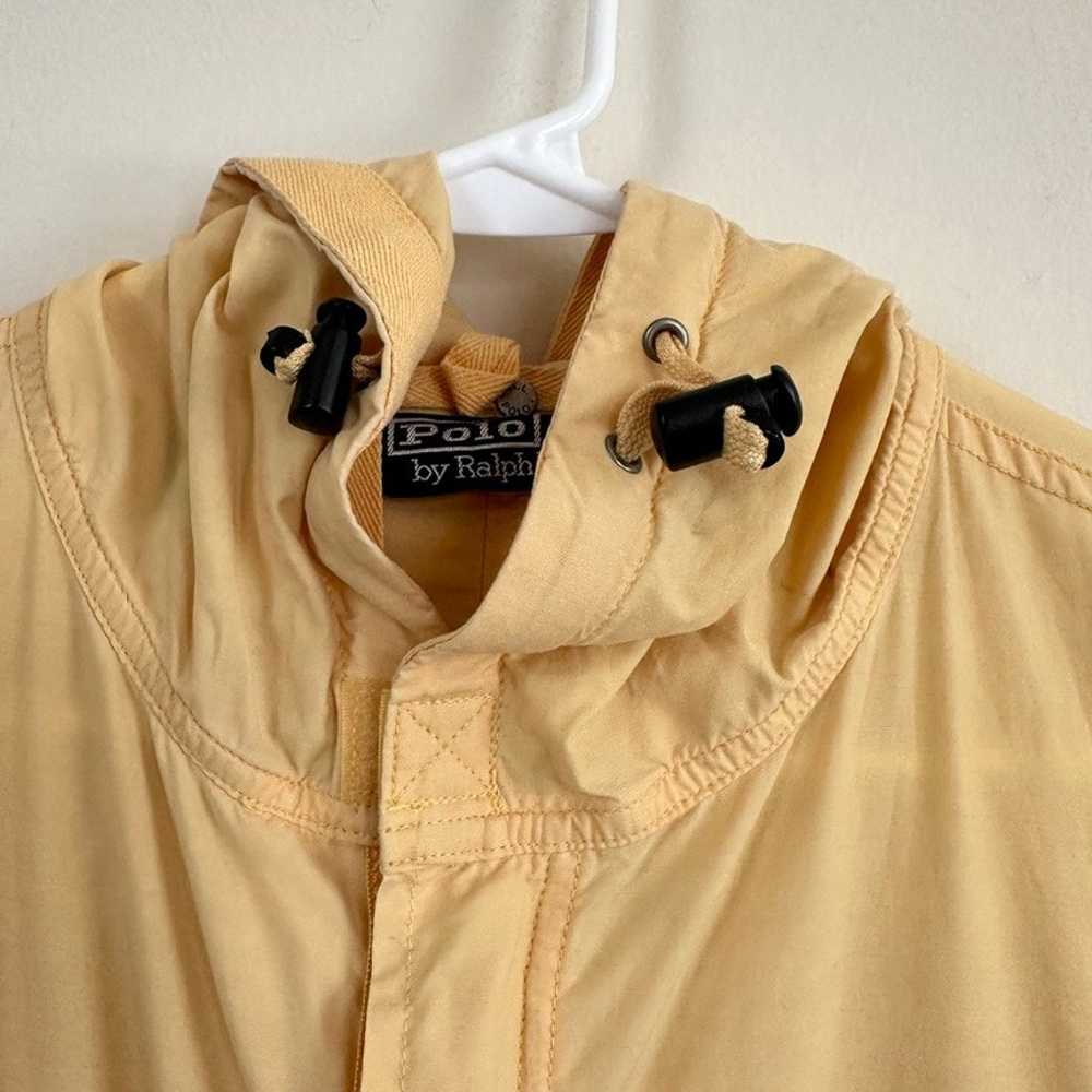 Vintage POLO Ralph Lauren Cotton Blend Jacket yel… - image 4