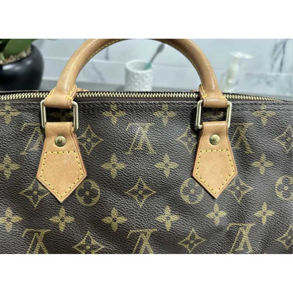 Louis Vuitton Leather travel bag - image 3