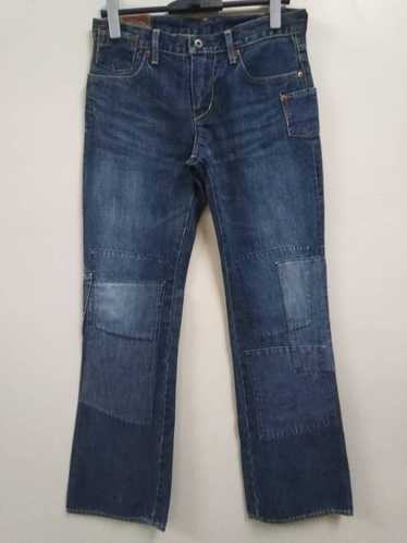 Japanese Brand × Jean Flare Jeans Made In Jpn Pat… - image 1