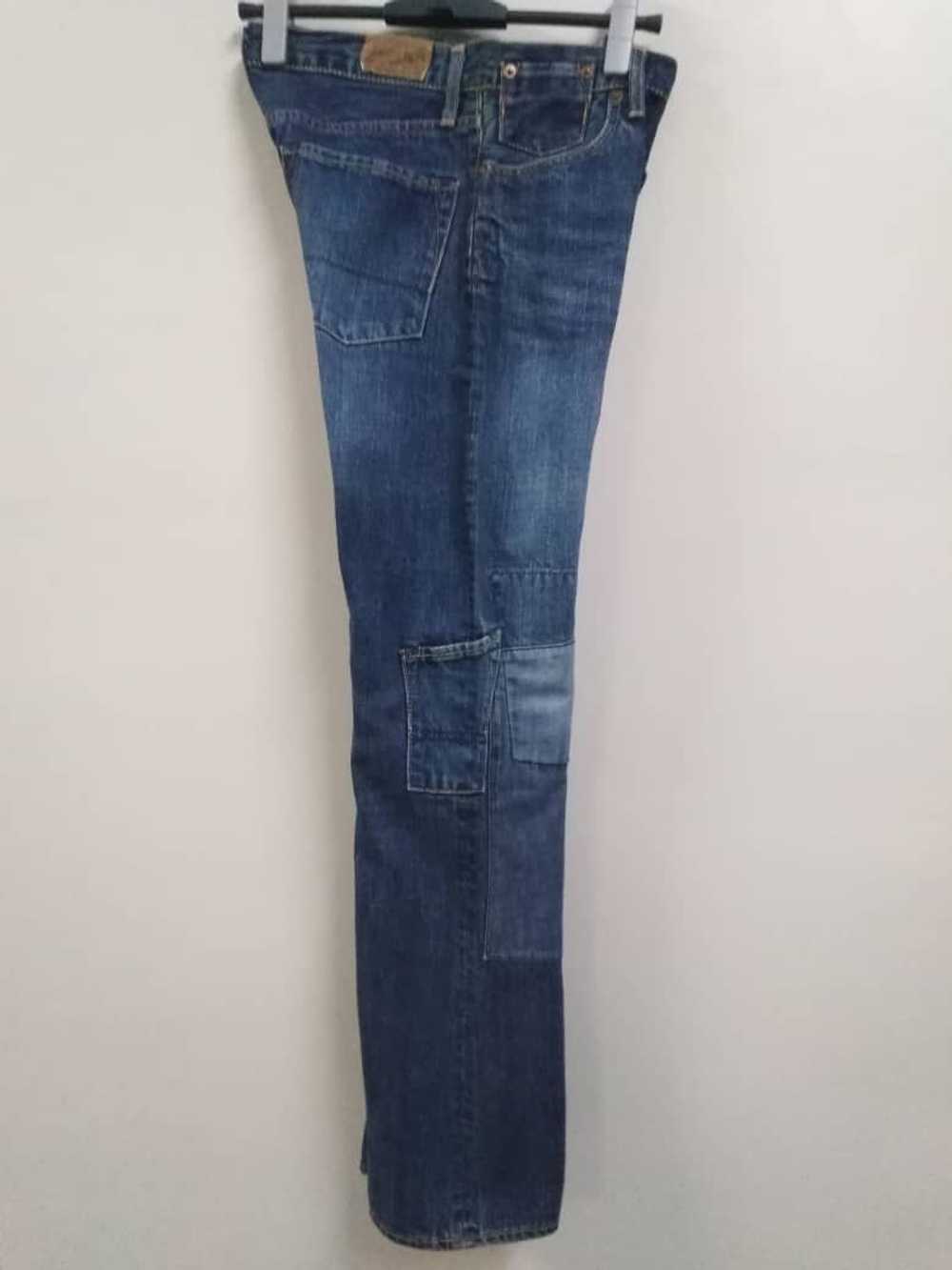Japanese Brand × Jean Flare Jeans Made In Jpn Pat… - image 4