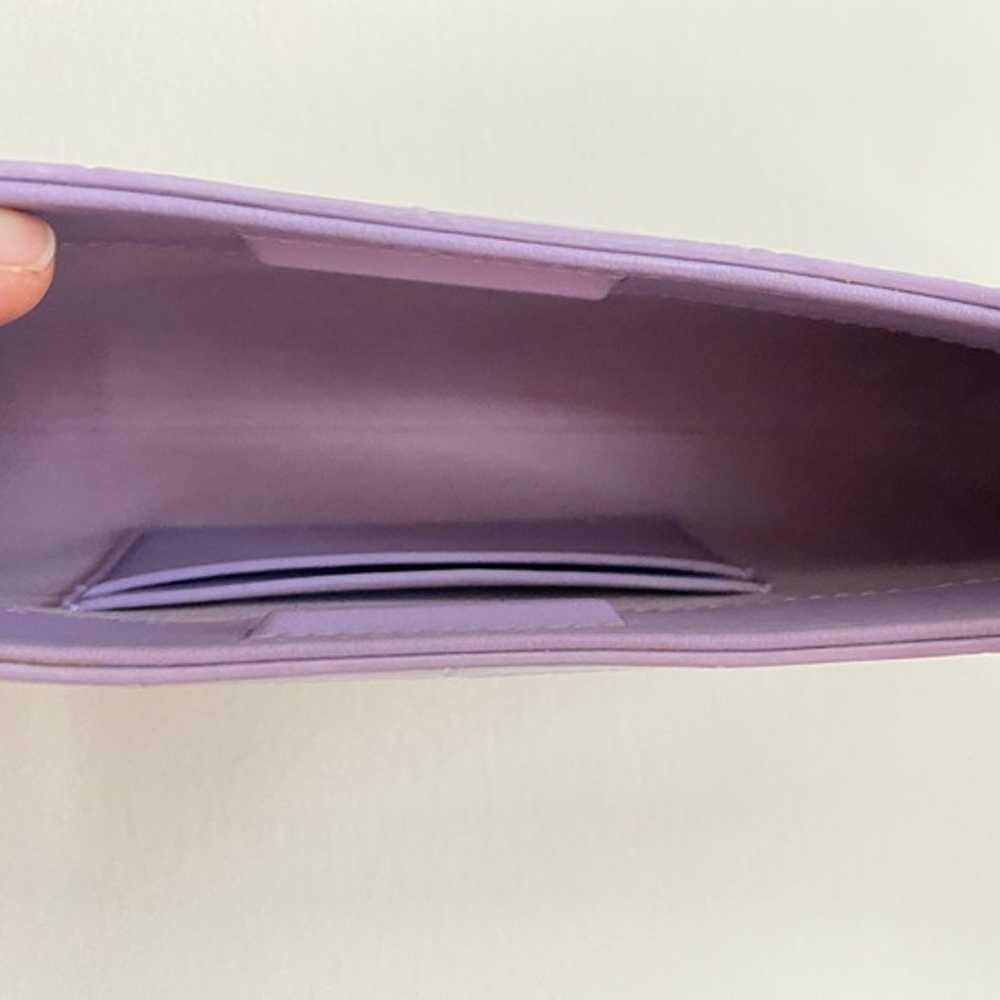 Apede Mod Purple Embossed Leather Shoulder bag on… - image 3
