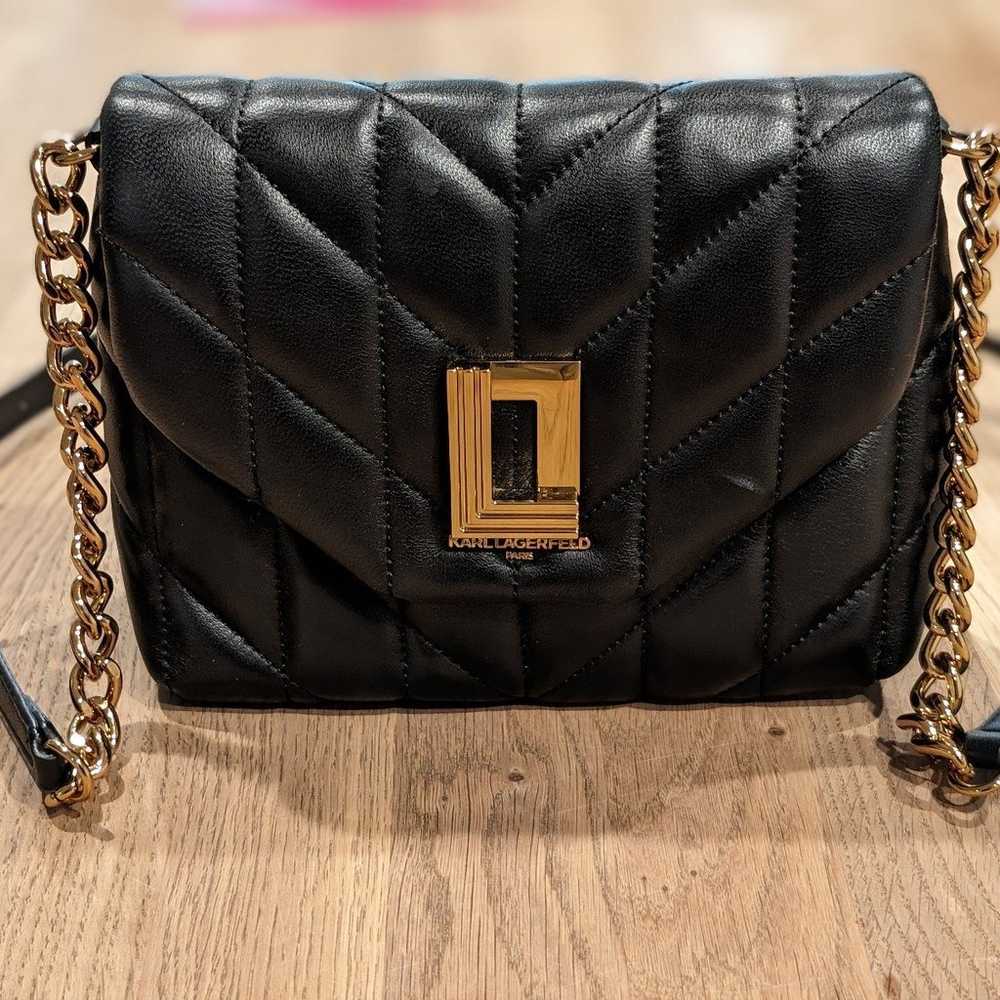 Karl Lagerfeld Paris quilted small crossbody bag - image 2