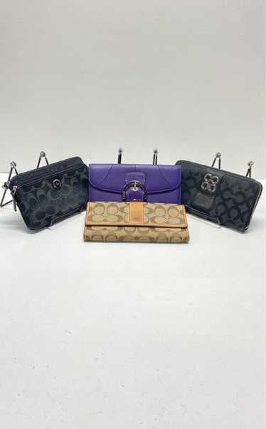 Coach Assorted Lot of 4 Wallets