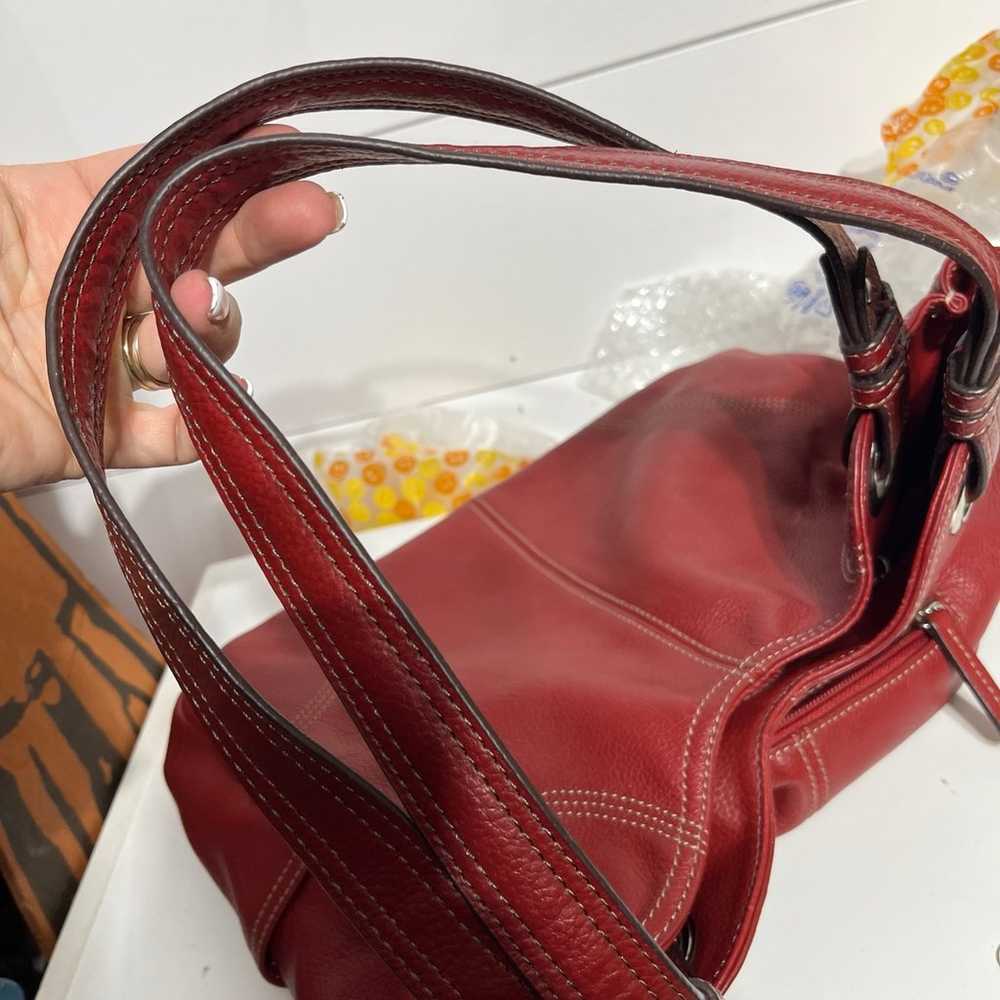 Tignanello Italian Leather Shoulder Bag - image 8