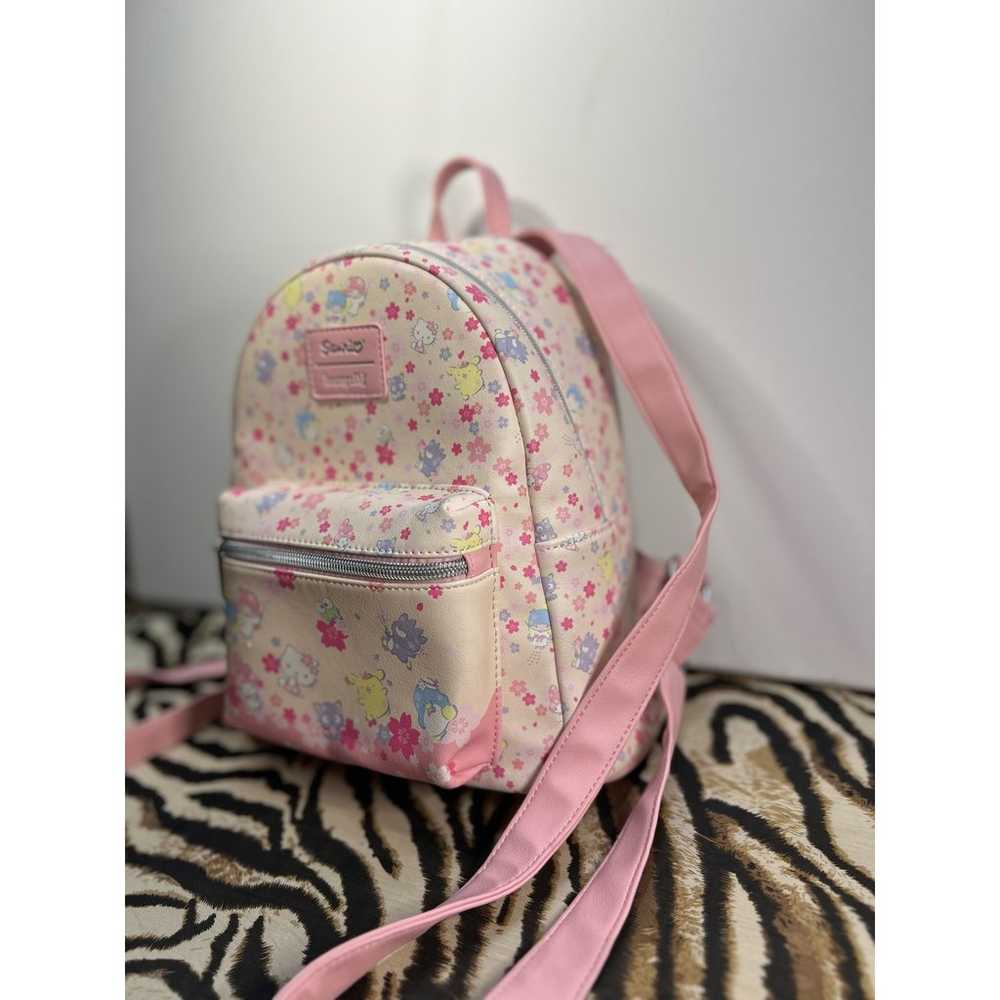 Loungefly Pink Hello Kitty/Friends Purse Backpack - image 2