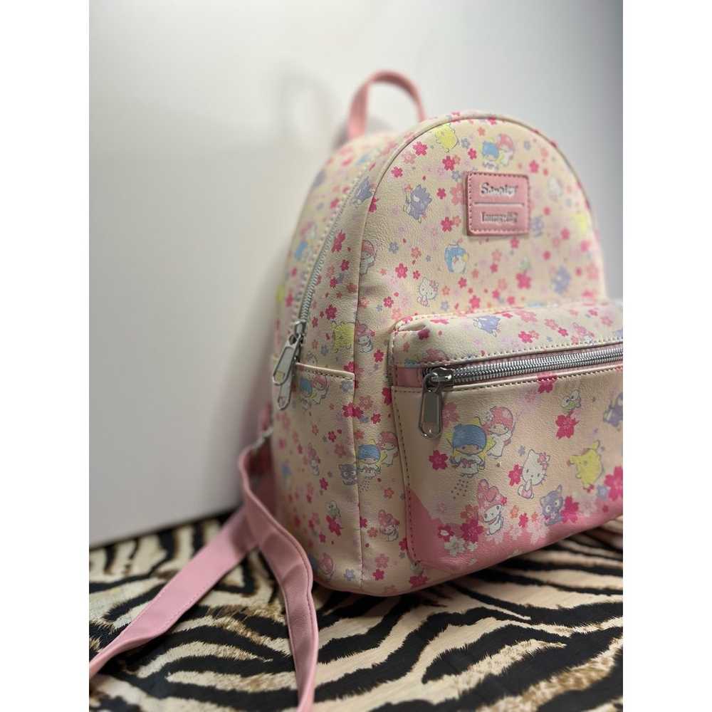 Loungefly Pink Hello Kitty/Friends Purse Backpack - image 3