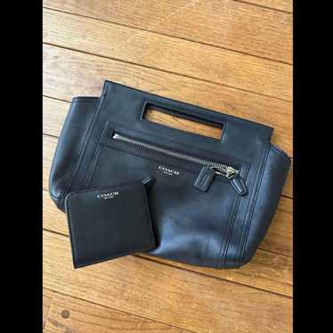 Black Coach Bag with Wallet