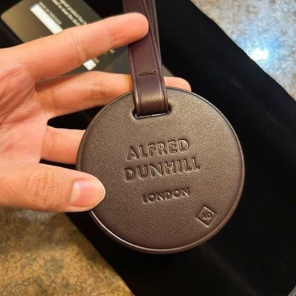 NWT Luggage Tag Leather Alfred Dunhill London Dar… - image 2