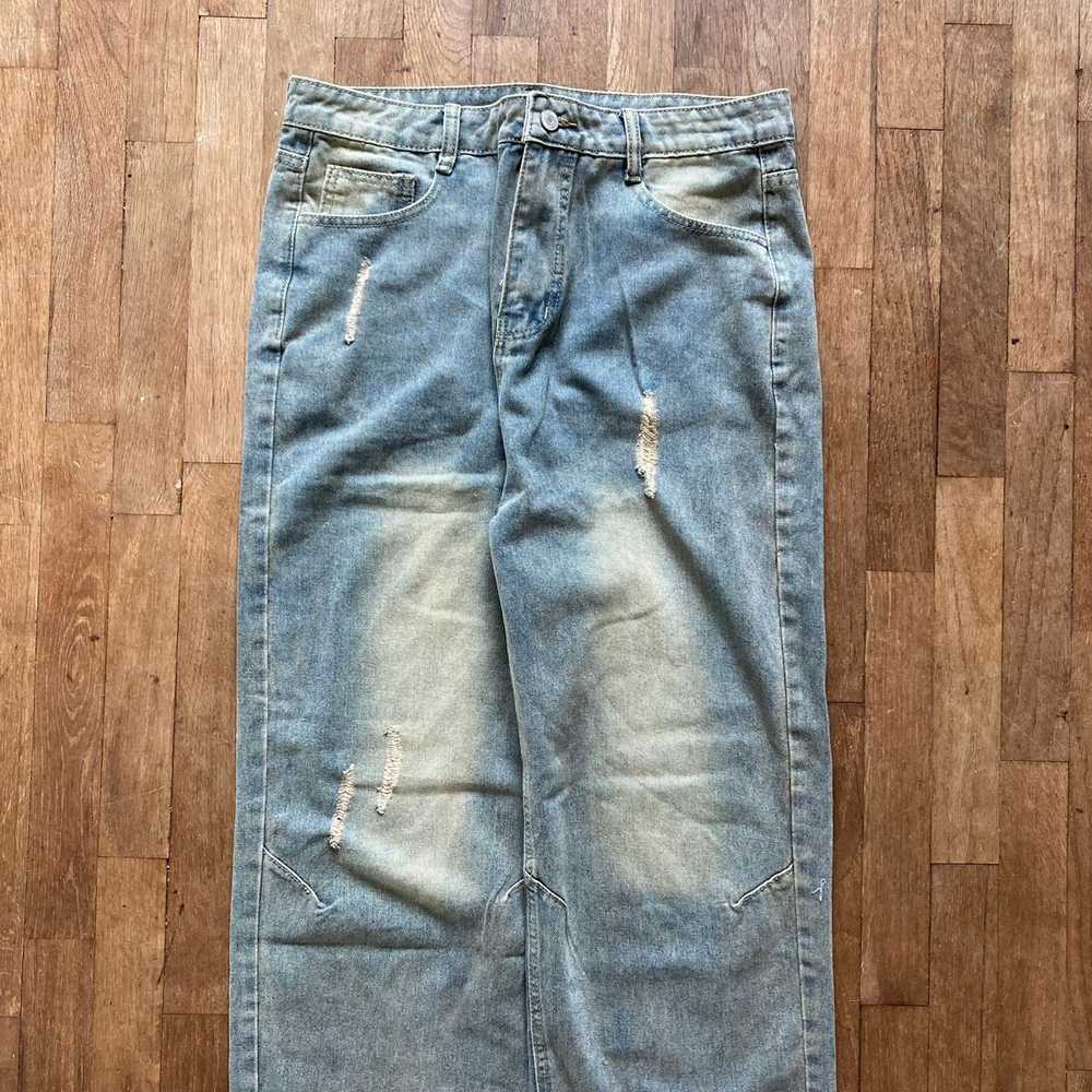 Vintage Baggy faded jeans - image 4