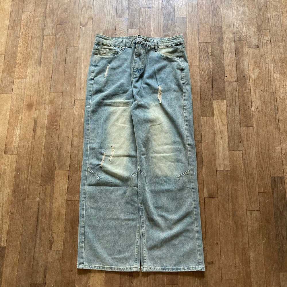Vintage Baggy faded jeans - image 5