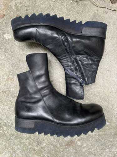 Boris Bidjan Saberi tooth sole leather boots