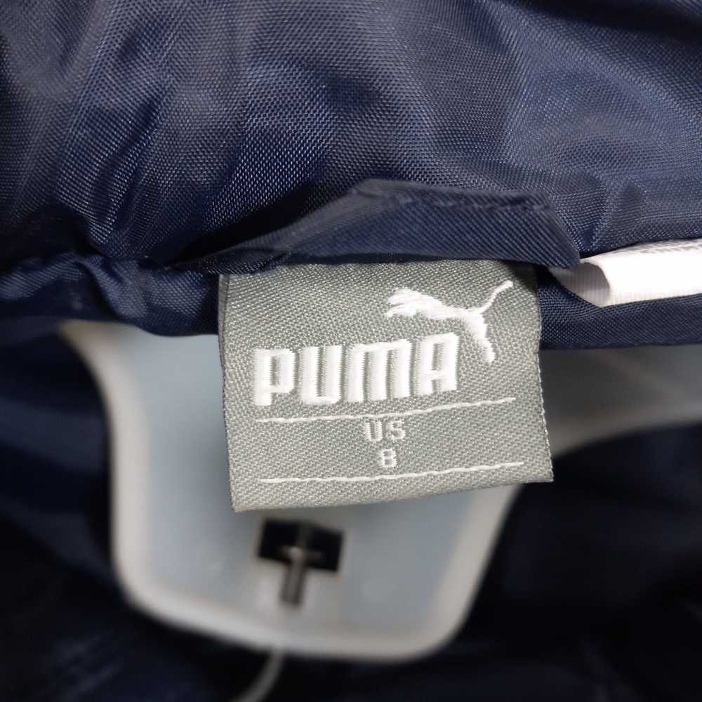 Puma Kids Gray/Blue/Black Color Block Puffer Vest… - image 3