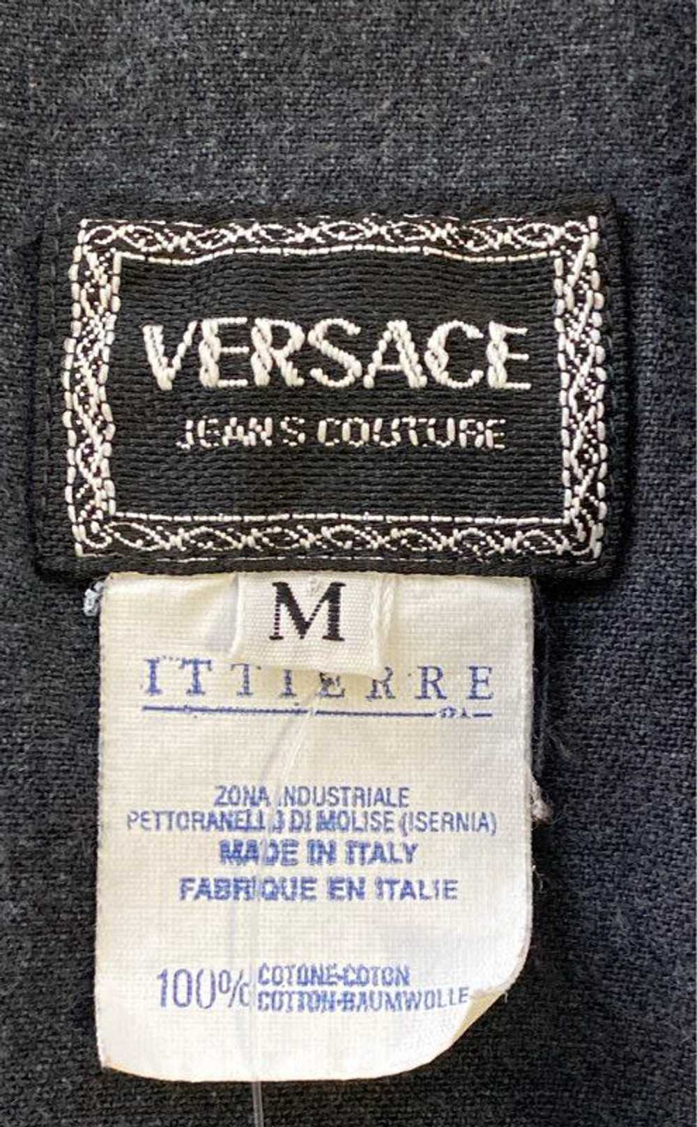 Versace Jeans Couture Blue Denim Vest - Size Medi… - image 1