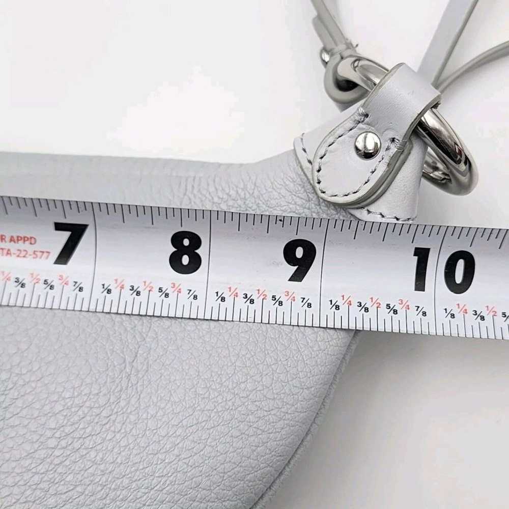 Rebecca Minkoff Light Gray Zip Hip Belt Bag Fanny… - image 11