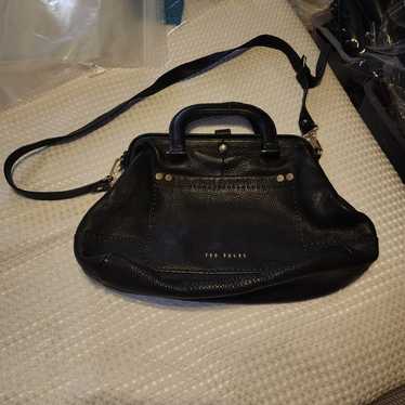 TED BAKER EUC WOMEN'S BROWN LEATHER DR BAG CROSSB… - image 1