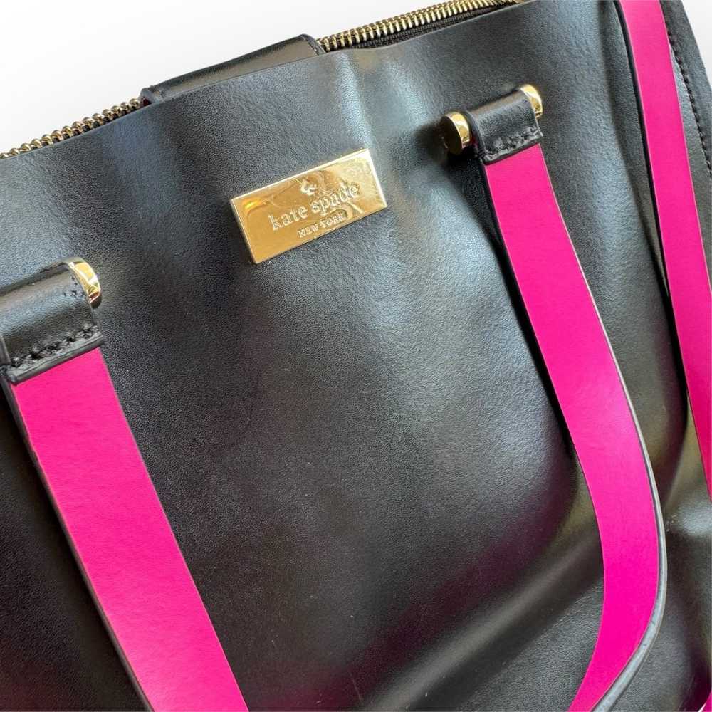 Kate Spade bag hot pink and black - image 7
