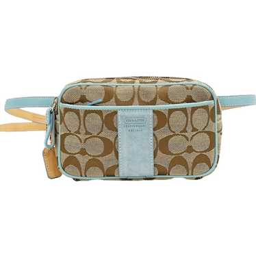 Coach Blue Signature Belt Bag/ Bum Bag/ Fanny Pack - image 1