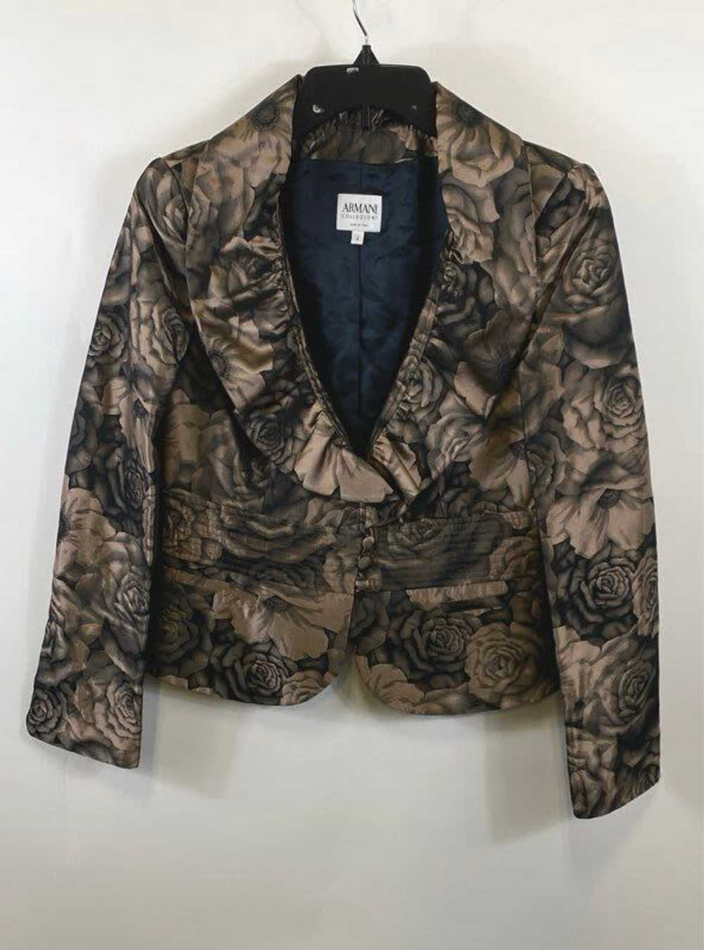 Armani Collezioni Brown Jacket - Size 8 - image 1