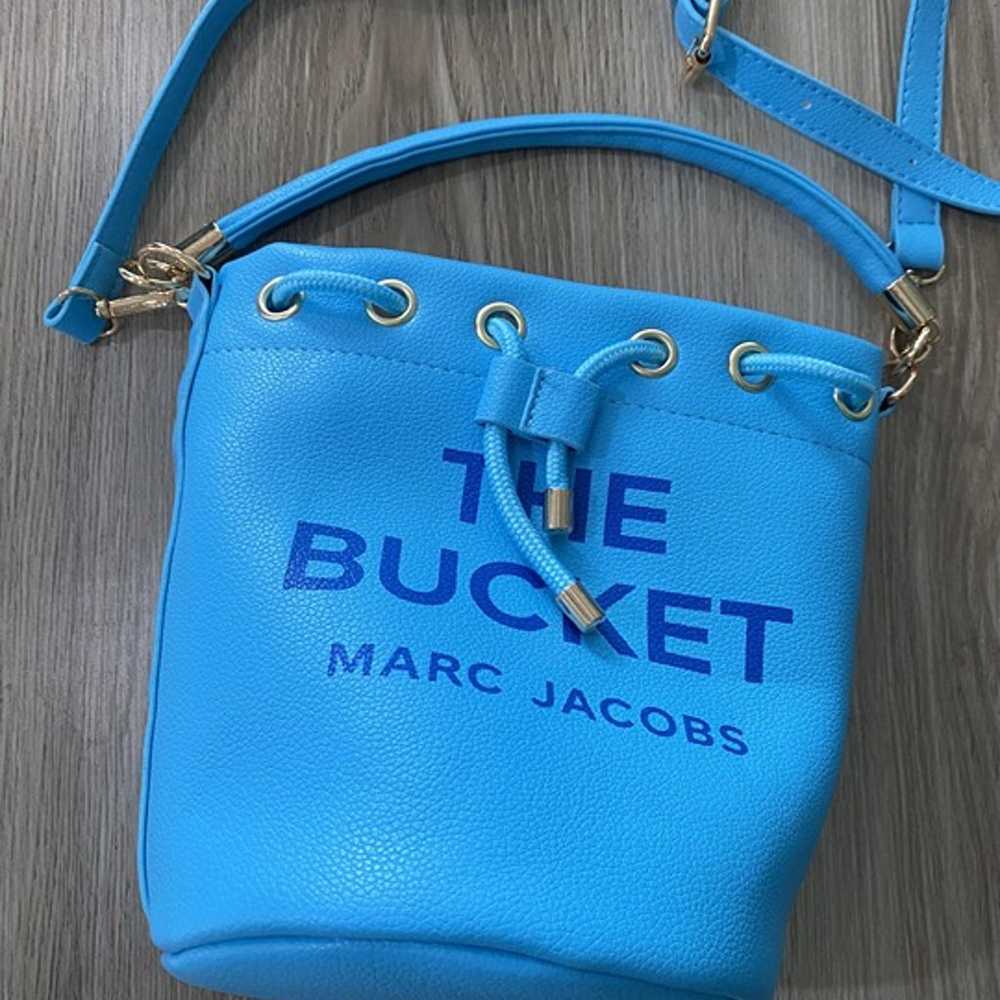 the leather bucket bag - image 3
