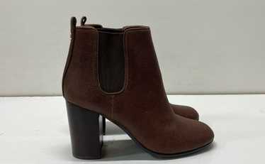 Tory Burch Margaux Leather Ankle Bootie Brown 6.5 - image 1