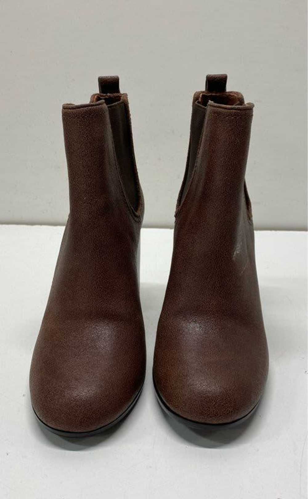 Tory Burch Margaux Leather Ankle Bootie Brown 6.5 - image 2