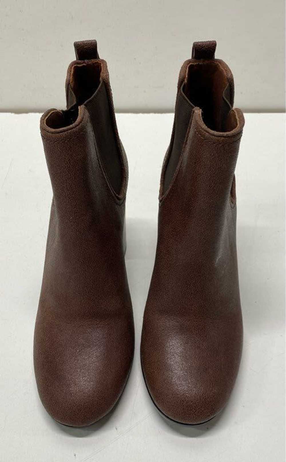 Tory Burch Margaux Leather Ankle Bootie Brown 6.5 - image 5