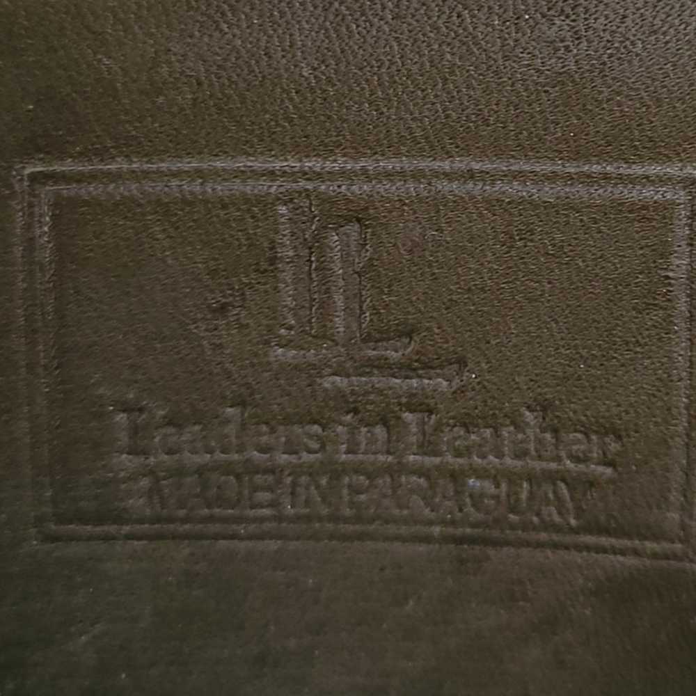 Leaders in Leather Paraguay Handbag Hand Tooled C… - image 5