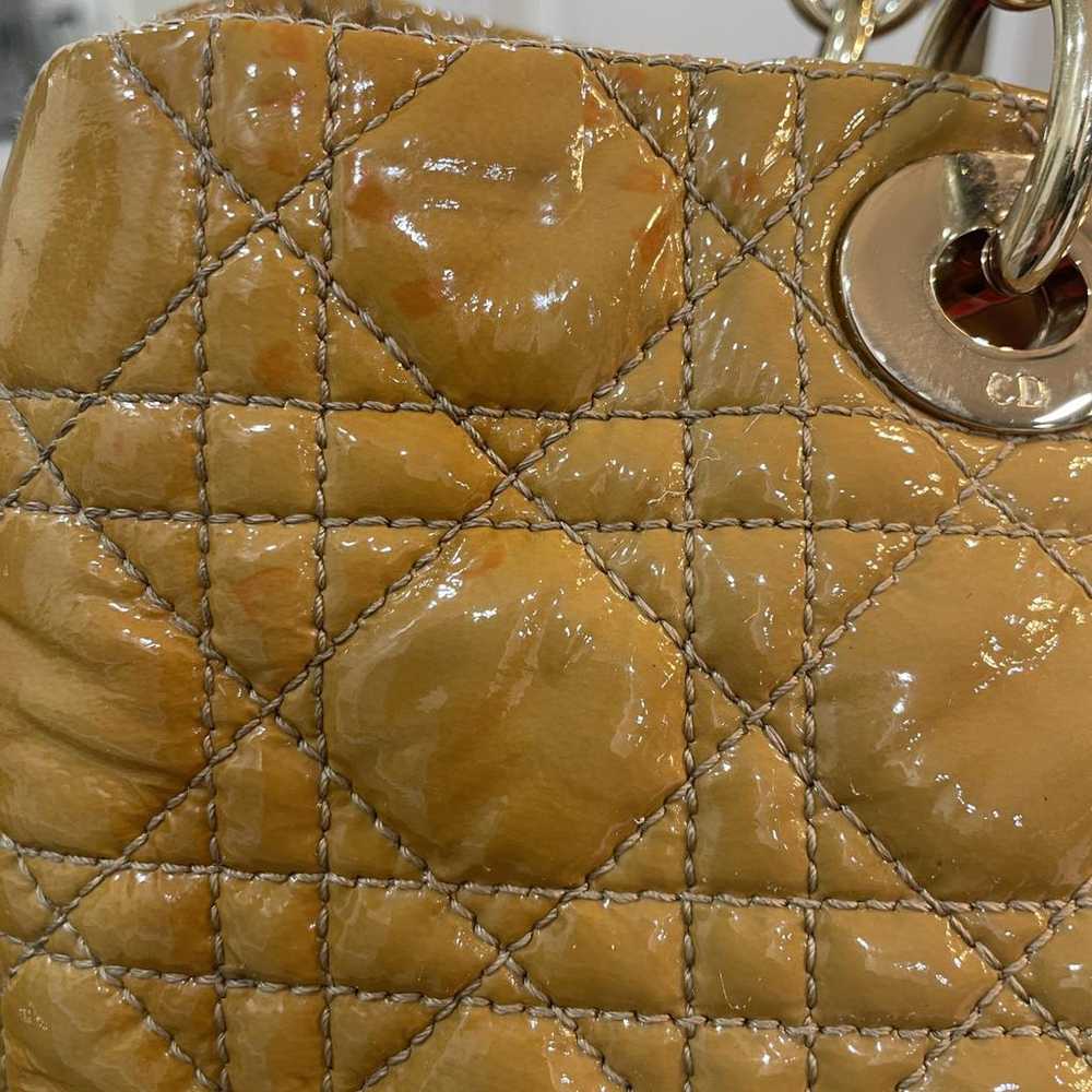 Dior Dior Soft Shopping patent leather handbag - image 5