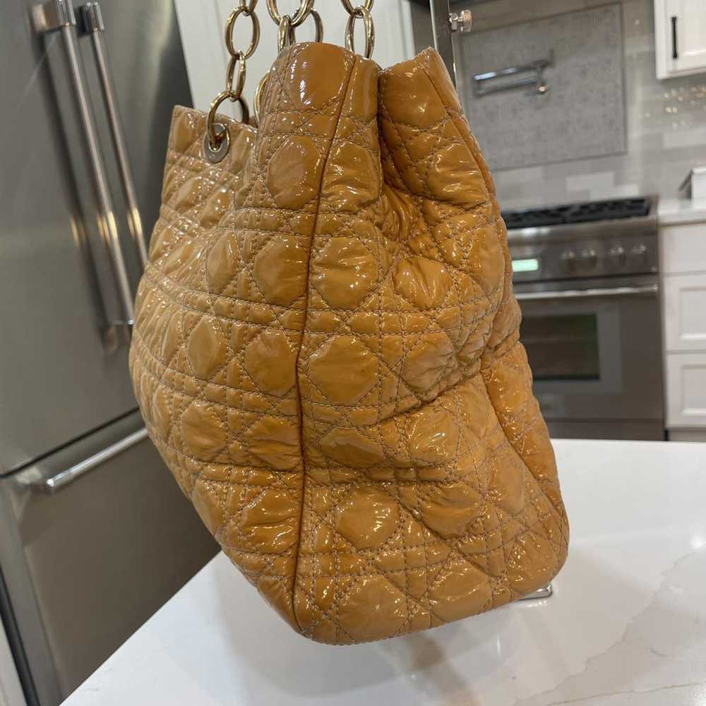 Dior Dior Soft Shopping patent leather handbag - image 7