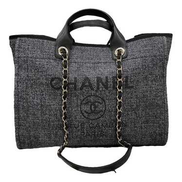 Chanel Deauville tweed tote