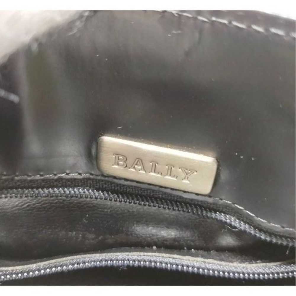 *Bally* Authentic Black Hand & Shoulder Bag with … - image 4