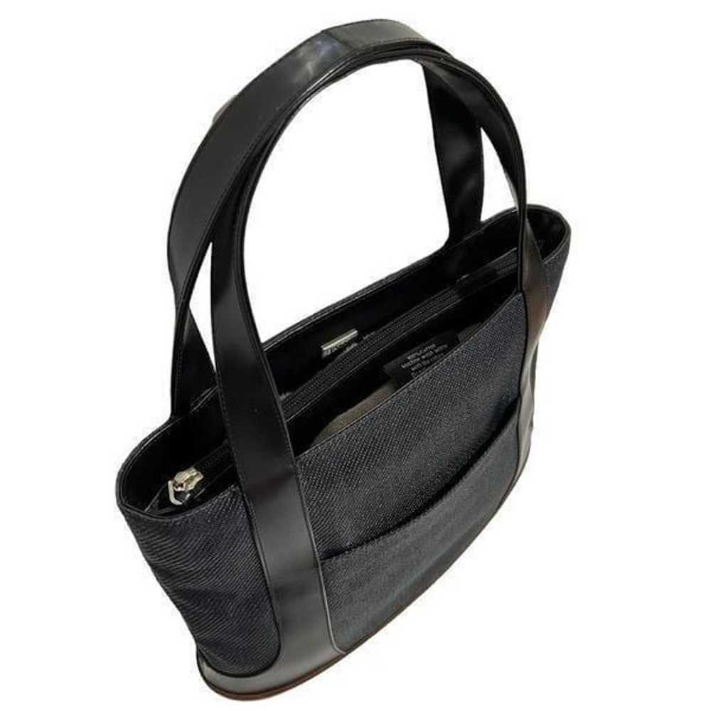 *Bally* Authentic Black Hand & Shoulder Bag with … - image 8