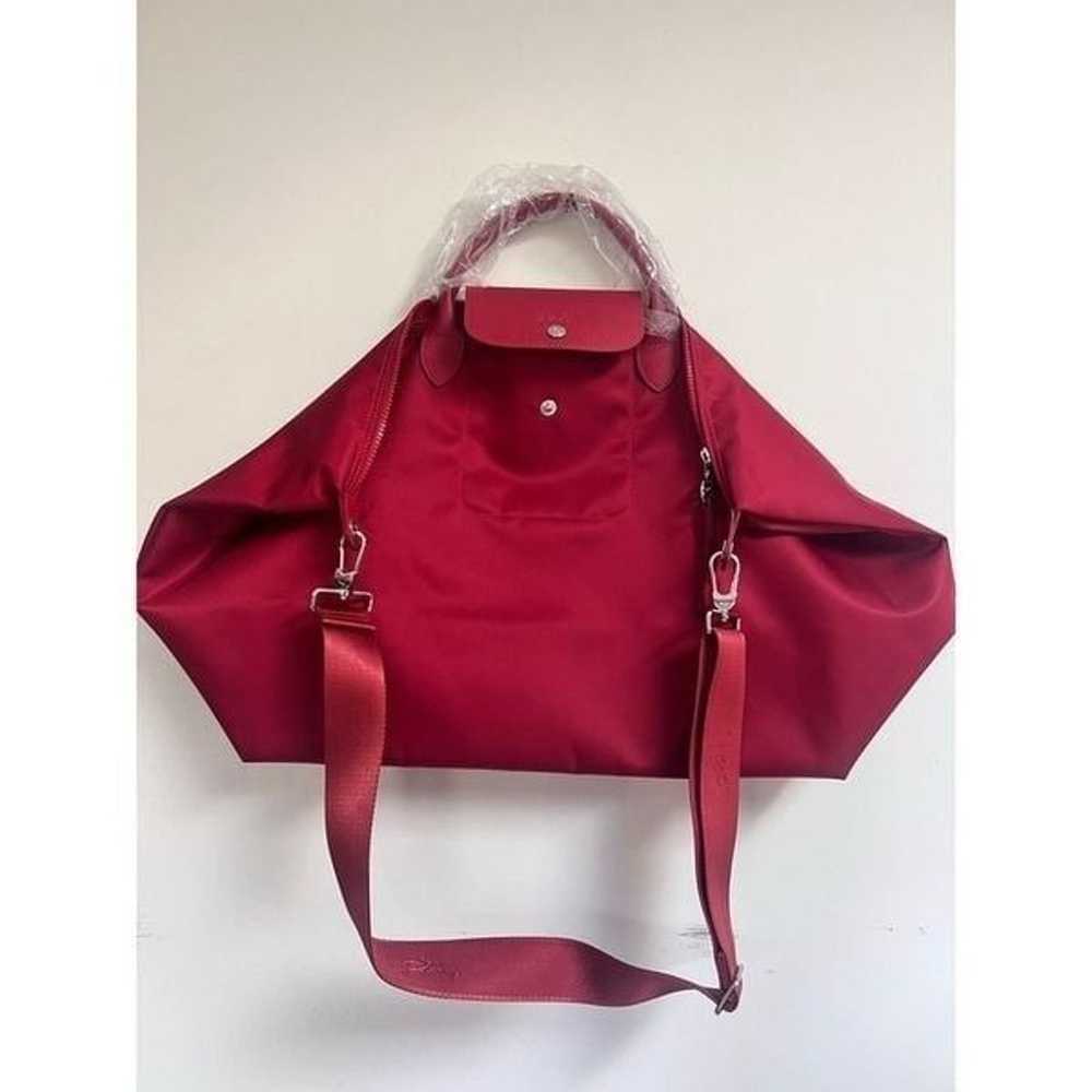 Longchamp Le Pliage Neo Medium Nylon Tote in Red … - image 4