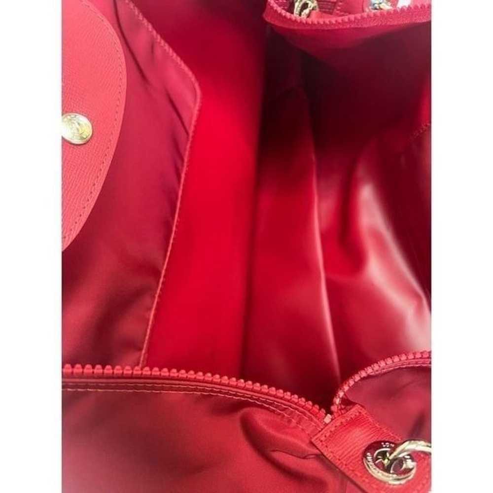 Longchamp Le Pliage Neo Medium Nylon Tote in Red … - image 7