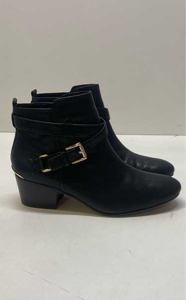 COACH Pauline Black Leather Ankle Zip Boots Size 9