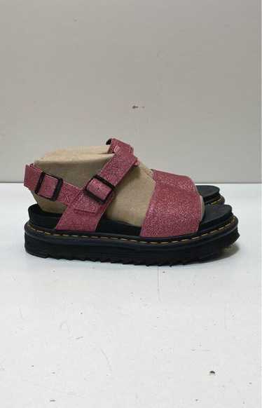 Dr. Martens Voss Glitter Leather Platform Sandals 