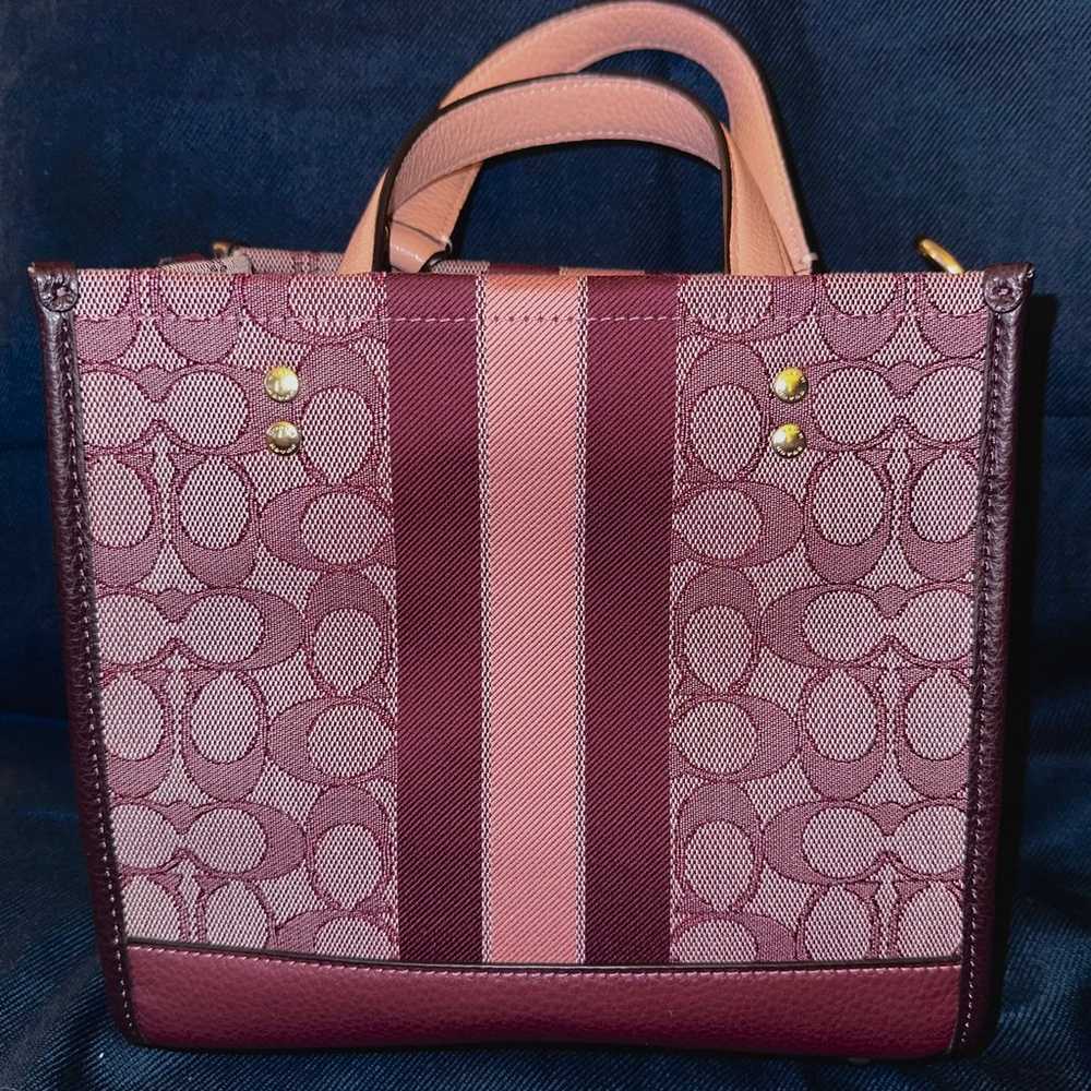 Coach Dempsey Tote 22 in Signature Jacquard With … - image 4