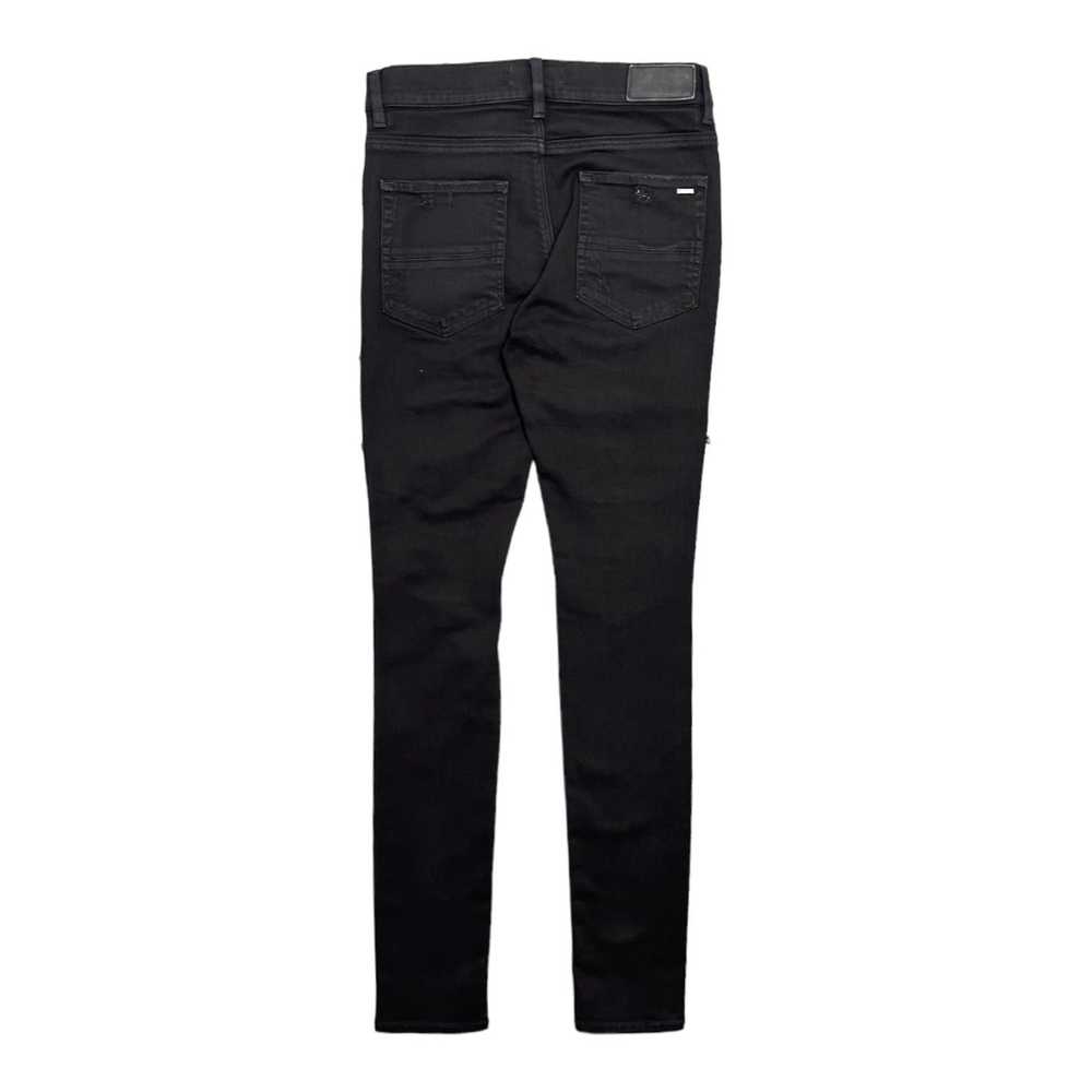Amiri Amiri Tonal Bandana Patch Thrasher Jeans Bl… - image 2
