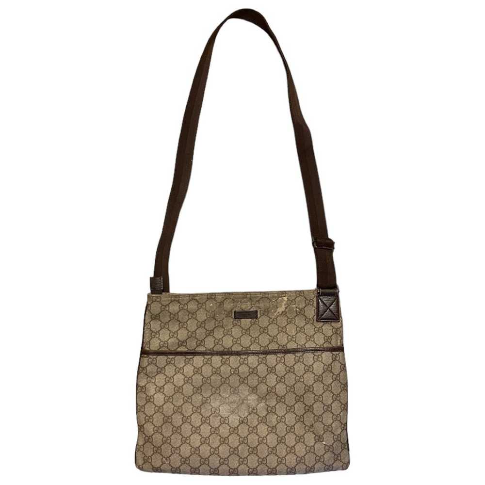 Gucci GG Coated Canvas Shoulder Crossbody Bag Pur… - image 2