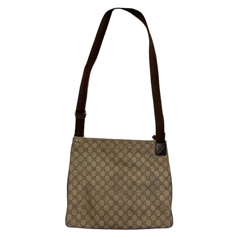 Gucci GG Coated Canvas Shoulder Crossbody Bag Pur… - image 3