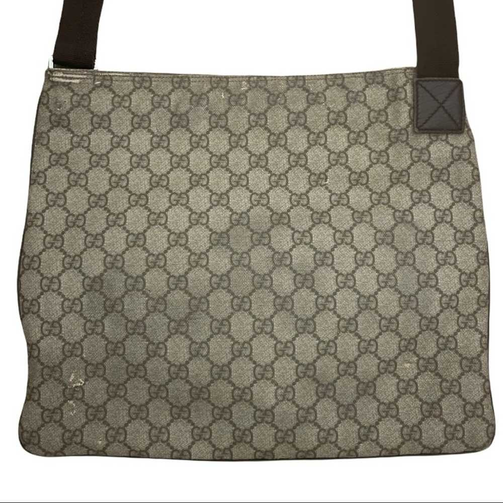 Gucci GG Coated Canvas Shoulder Crossbody Bag Pur… - image 5