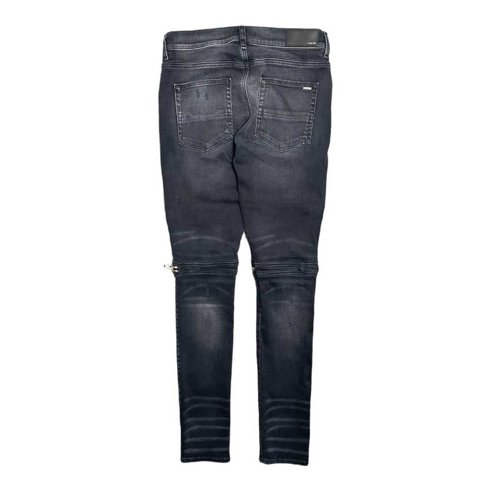 Amiri Amiri MX2 Plaid Patch Jeans Aged Black - image 2