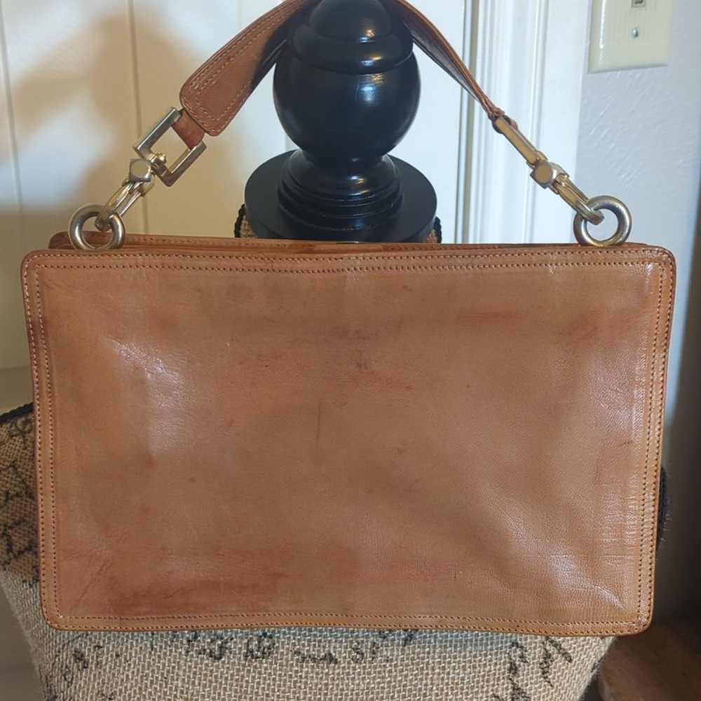 Bottega Veneta Vintage Calfskin Handbag With Embo… - image 2