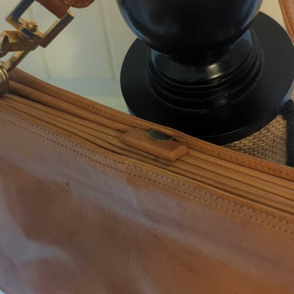 Bottega Veneta Vintage Calfskin Handbag With Embo… - image 5